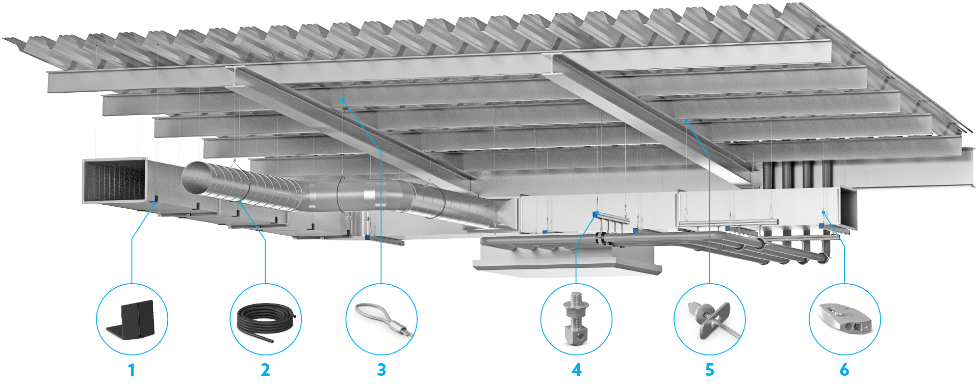 Set components.